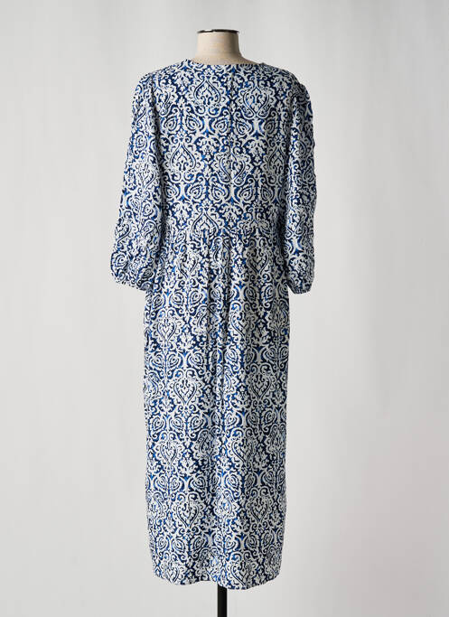 Robe mi-longue bleu HAJO pour femme
