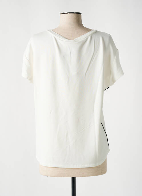 T-shirt beige BARBARA LEBEK pour femme