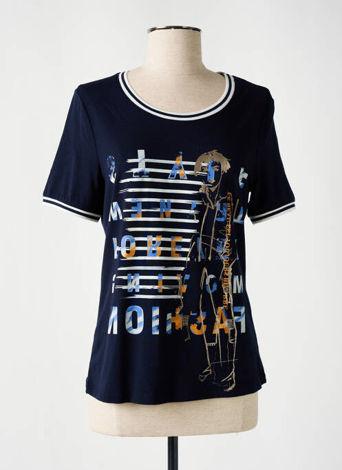 T-shirt bleu BARBARA LEBEK pour femme