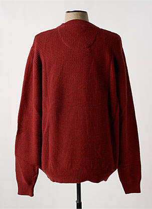 Pull stretch manches longues orange HAJO homme