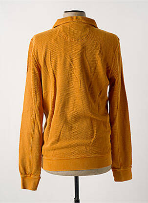 Pull stretch manches longues jaune HAJO homme