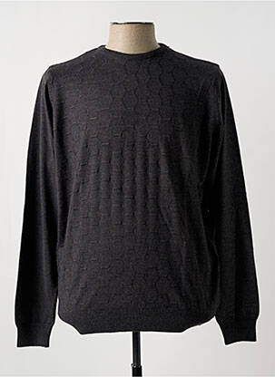 Pull stretch manches longues gris CAP 10 TEN homme