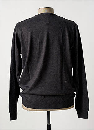 Pull stretch manches longues gris CAP 10 TEN homme
