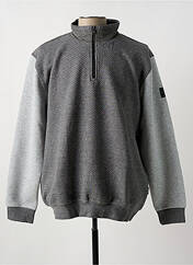 Sweat-shirt gris HAJO pour homme seconde vue