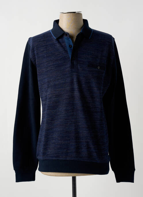 Sweat-shirt bleu CAP 10 TEN pour homme