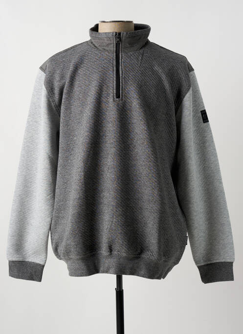 Sweat-shirt gris HAJO pour homme