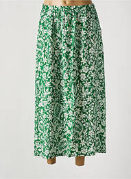 Jupe mi-longue vert KANOPE femme
