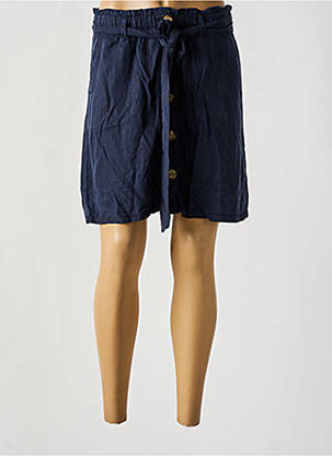 Jupe courte poches bleu KANOPE femme