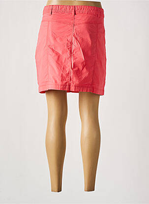 Jupe courte poches orange QUATRE VINGT JOURS femme