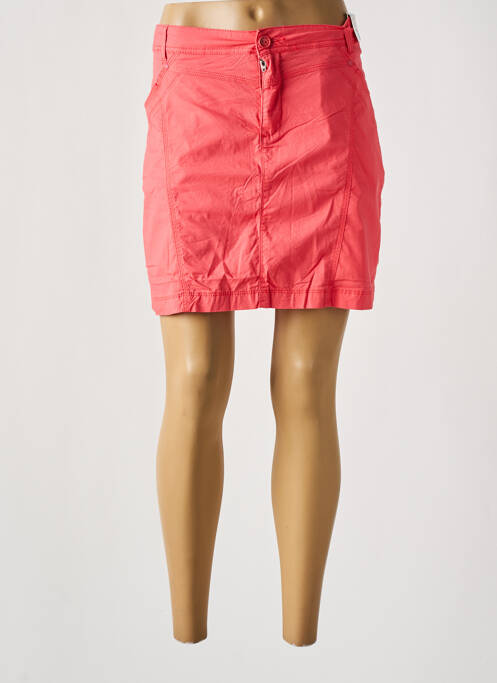 Jupe courte orange QUATRE VINGT JOURS pour femme