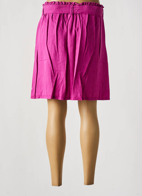 Jupe courte rose KANOPE pour femme
