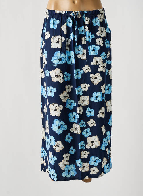 Jupe longue bleu QUATRE VINGT JOURS pour femme