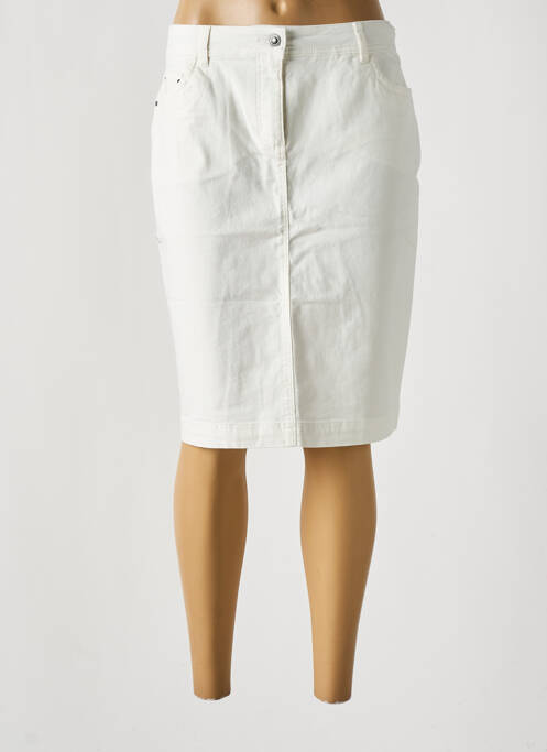 Jupe mi-longue beige BARBARA LEBEK pour femme