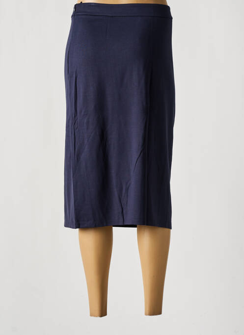 Jupe mi-longue bleu BARBARA LEBEK pour femme