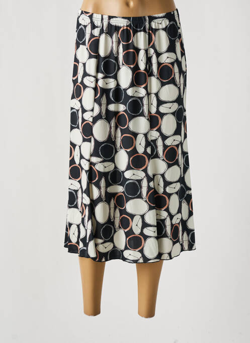 Jupe mi-longue noir TELMAIL pour femme