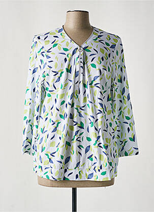 T-shirt imprimé fantaisie manches 3/4 vert MICHA femme