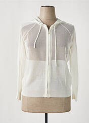 Gilet manches longues beige TRIPODE pour femme seconde vue