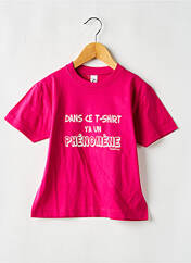 T-shirt rose SOL'S pour fille seconde vue