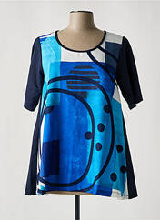 Tunique manches courtes bleu G!OZE pour femme seconde vue