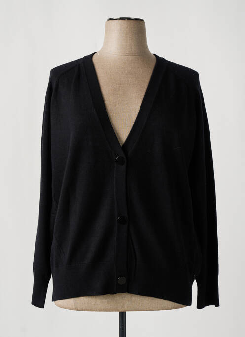 Gilet manches longues noir HAJO pour femme