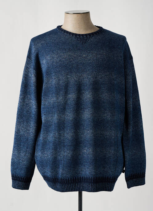 Pull bleu HAJO pour homme