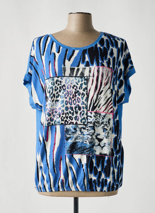T-shirt bleu BARBARA LEBEK pour femme
