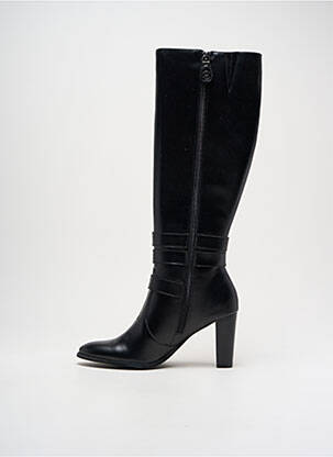 Bottes matière lisse talon de 7 à 9cm noir CHATTAWAK femme