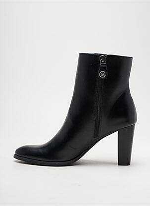 Bottines/boots matière lisse talon de 7 à 9cm noir CHATTAWAK femme
