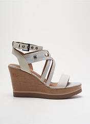Sandales/Nu pieds argent CHATTAWAK pour femme seconde vue