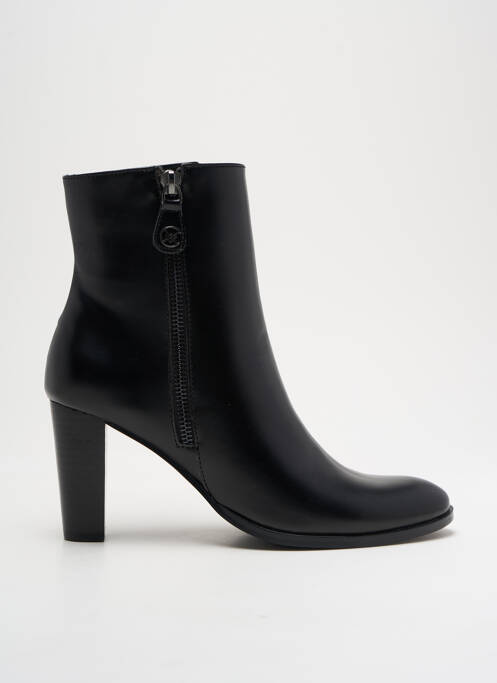 Bottines/boots matière lisse talon de 7 à 9cm noir CHATTAWAK femme