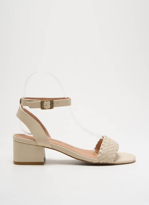 Sandales/Nu pieds beige CHATTAWAK pour femme