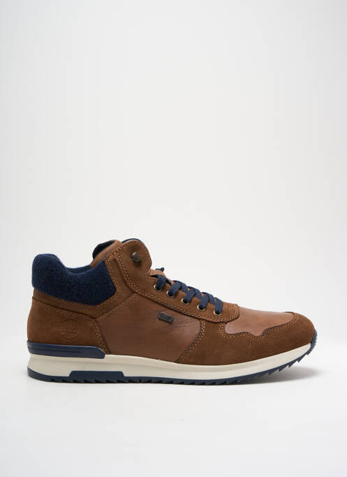 Baskets marron RIEKER pour homme