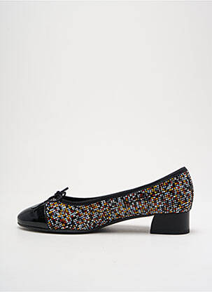 Ballerines impression talon plat jusqu'à 3cm noir HIRICA femme