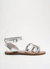 Tongs argent CHATTAWAK pour femme seconde vue