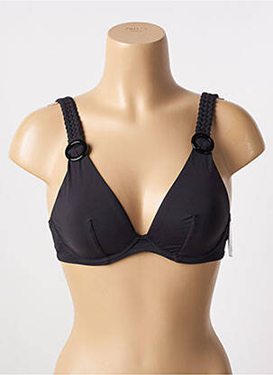 Haut de maillot de bain stretch haut soutien-gorge balconnet noir AUBADE femme