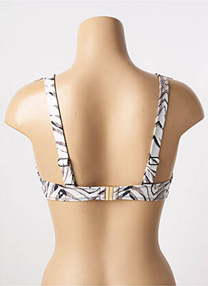 Haut de maillot de bain stretch haut soutien-gorge balconnet beige AUBABE femme