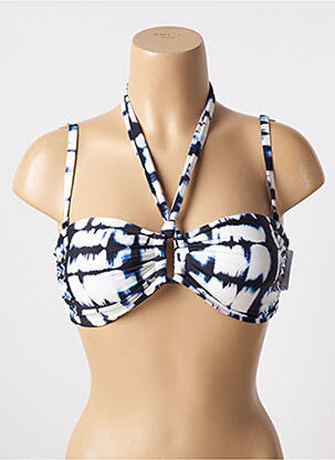 Haut de maillot de bain haut soutien-gorge avec mousse de rembourrage amovible haut soutien-gorge avec mousse de rembourrage amovible bleu AUBADE femme