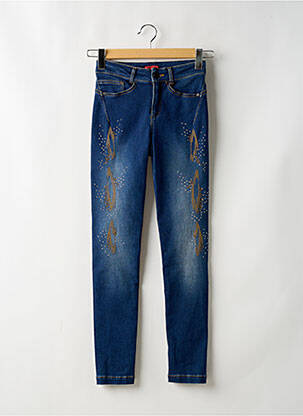 Jeans coupe slim poches bleu ANA SOUSA femme