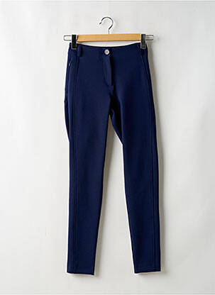 Pantalon slim poches bleu ANA SOUSA femme