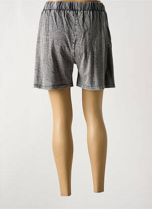 Short taille élastique gris GOLD SILVER femme