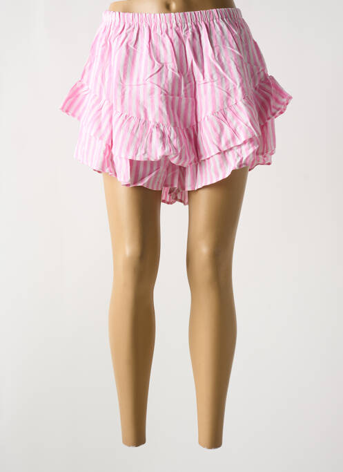 Jupe short rose MC LORENE pour femme