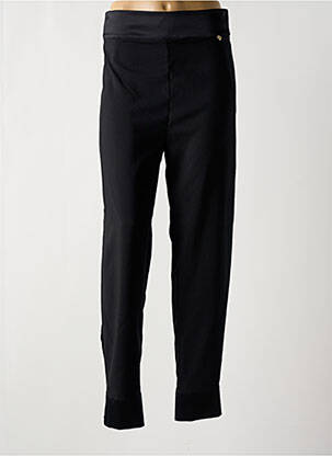 Pantalon slim taille haute noir RINASCIMENTO femme