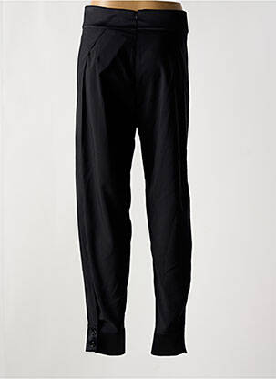 Pantalon slim taille haute taille haute noir RINASCIMENTO femme