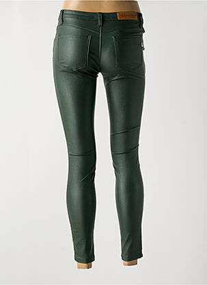 Pantalon 7/8 stretch taille normale vert R JEANS femme