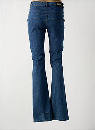 Jean coupe flare stretch taille normale bleu LESLIE femme