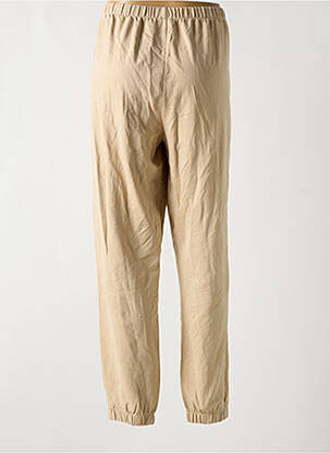Jogging taille haute taille haute beige SURKANA femme