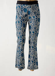 Pantalon 7/8 taille haute taille haute bleu SAVE THE QUEEN femme