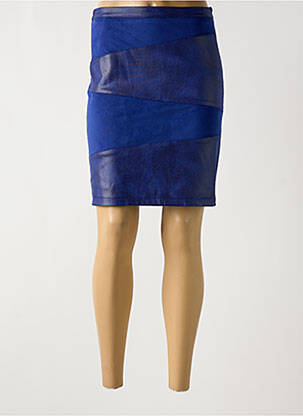 Jupe courte taille haute bleu MISS TIC femme