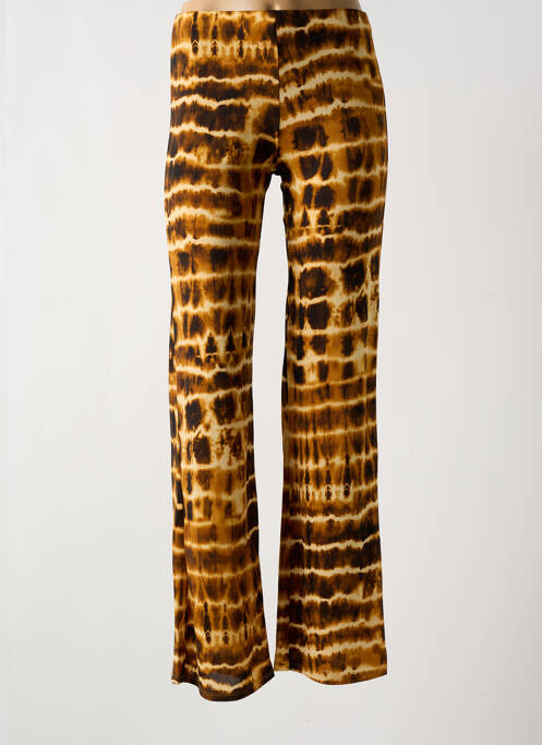 Pantalon large marron LAUREN VIDAL pour femme