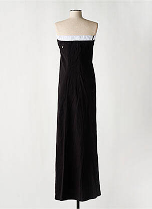 Robe longue sans manche sans manche noir BSB femme